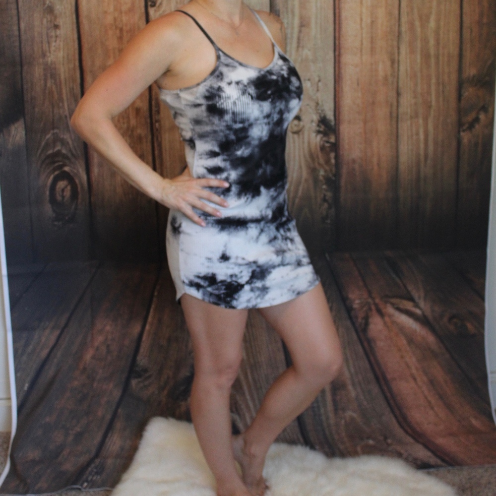 Blue Tye Dye Dress